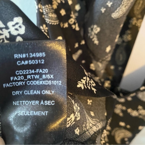 NWT For Love & Lemons Paisley Mini Dress - Picture 7 of 10